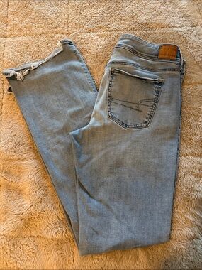 American Eagle Outfitters Light Blue Flare Jeans